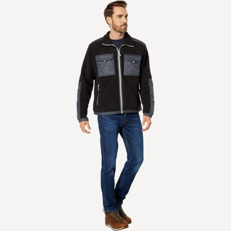 Куртка флисовая Royal Arch Full Zip Jacket M (Мужской; S; TNF Black/Vanadis Grey/Meld Grey)